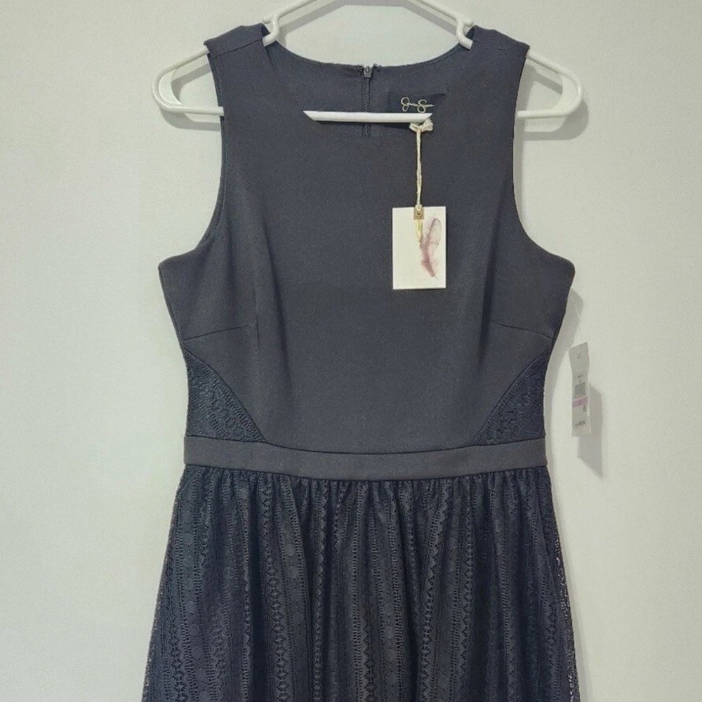 NWT Jessica Simpson black lacy size 6 dress, msrp $98, brand new, classy, dressy